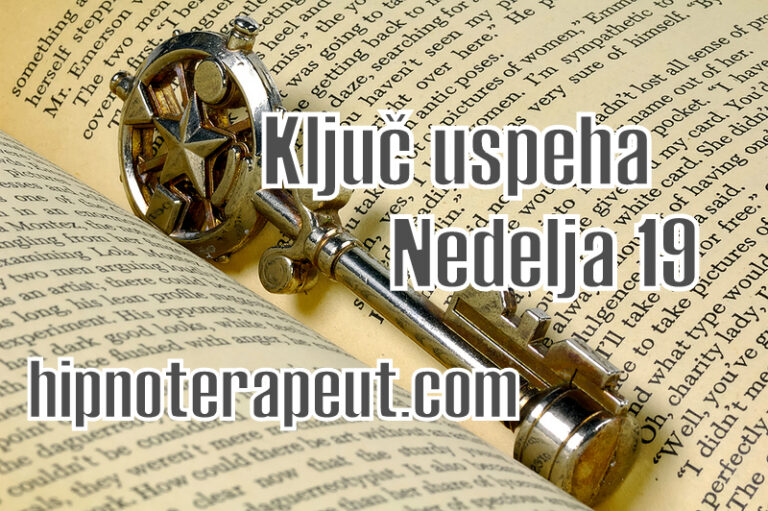 Ključ uspeha – Nedelja 19